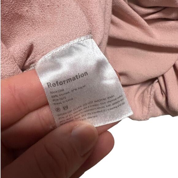 Reformation Verbena Off The Shoulder Ruffle Maxi Dress sz 6 - Picture 14 of 16